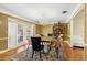 Formal dining room with hardwood floors and chandelier at 6006 Soaring Ave, Temple Terrace, FL 33617