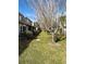 Backyard view of townhouses with well-maintained landscaping and trees at 6232 Bayside Key Dr, Tampa, FL 33615