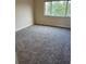 Spacious bedroom with plush carpeting, featuring a large window for ample natural light and a comfortable feel at 6232 Bayside Key Dr, Tampa, FL 33615