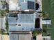 Overhead view of home, showcasing pool and waterfront access at 16124 4Th E St, Redington Beach, FL 33708