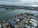 Property location shown in aerial view of neighborhood at 16124 4Th E St, Redington Beach, FL 33708
