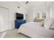 Bright bedroom with a king-size bed and ample closet space at 216 S Westland Ave # 4, Tampa, FL 33606