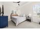 Main bedroom with carpeted floor and large windows at 216 S Westland Ave # 4, Tampa, FL 33606