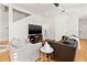 Spacious living room featuring hardwood floors and a neutral color palette at 216 S Westland Ave # 4, Tampa, FL 33606