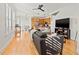 Open concept living room with kitchen and dining area views at 216 S Westland Ave # 4, Tampa, FL 33606