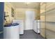 Clean laundry room with shelving and washer/dryer hookups at 601 42Nd Ne Ave, St Petersburg, FL 33703