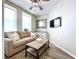 Cozy living room with a sofa, coffee table, and flat-screen TV at 6450 Shoreline Dr # 9203, St Petersburg, FL 33708