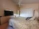 Spacious bedroom with large closet and TV at 9305 Haas Dr, Hudson, FL 34669