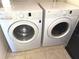 Modern LG washer and dryer in clean laundry room at 100 Bluff View Dr # 415A, Belleair Bluffs, FL 33770