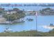 Aerial view of waterfront homes and boats at 100 Bluff View Dr # 415A, Belleair Bluffs, FL 33770