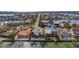 Wide aerial view of waterfront home and neighborhood at 16101 6Th E St, Redington Beach, FL 33708