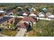 Aerial view of house and surrounding community at 6213 Venezia Pl, Riverview, FL 33578
