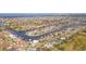 Aerial view of house on waterfront canal at 924 Bunker View Dr, Apollo Beach, FL 33572