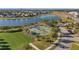 Community tennis court near lake at 9928 Ivory Dr, Ruskin, FL 33573