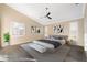 Main bedroom with high ceilings, hardwood floors and plenty of natural light at 18052 Java Isle Dr, Tampa, FL 33647