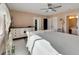 Spacious bedroom with king-size bed and ample closet space at 2407 Locksley St # 224, Sun City Center, FL 33573