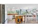 Modern kitchen with stainless steel appliances and an island at 2575 Shenandoah St, North Port, FL 34287