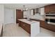 Modern kitchen with large island, stainless steel appliances, and ample cabinetry at 301 1St S St # 205, St Petersburg, FL 33701