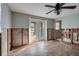 Dining room with French doors and hardwood floors at 5801 Venetian Ne Blvd, St Petersburg, FL 33703