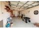 Attached garage with space for two vehicles and storage at 5801 Venetian Ne Blvd, St Petersburg, FL 33703