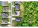 Aerial view of house and neighborhood at 26888 Fiddlewood Loop, Wesley Chapel, FL 33544