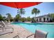 Enjoy resort-style amenities with this community pool at 26888 Fiddlewood Loop, Wesley Chapel, FL 33544