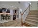 Kitchen with an island, stainless steel appliances, and pendant lighting at 26888 Fiddlewood Loop, Wesley Chapel, FL 33544
