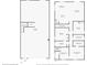 Two-story home floor plan; shows garage, bedrooms, and kitchen at 3276 Sea Grape Dr, Hernando Beach, FL 34607