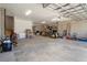 Spacious garage with ample storage and room for multiple vehicles at 3276 Sea Grape Dr, Hernando Beach, FL 34607