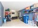 Organized garage with shelving and storage solutions at 9024 White Sage Loop # 37, Lakewood Ranch, FL 34202