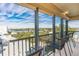 Scenic balcony overlooking the bay and lush vegetation at 20040 Gulf Blvd # 605, Indian Shores, FL 33785