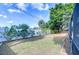 Large grassy backyard with playset at 3613 S Omar Ave, Tampa, FL 33629