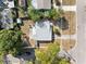 An aerial view of a single Gathering home with mature landscaping and a large backyard at 538 Southwest N Blvd, St Petersburg, FL 33703