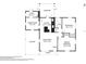 Detailed floorplan showcasing layout with kitchen, living room, bedrooms, and sunroom in 820 square feet at 538 Southwest N Blvd, St Petersburg, FL 33703