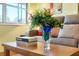 Detailed view of a stylishly decorated coffee table in the living room at 538 Southwest N Blvd, St Petersburg, FL 33703