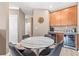 Finished basement with wet bar, round table, and four chairs at 6319 Sunset Bay Cir, Apollo Beach, FL 33572