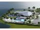 Community pool and clubhouse with lush landscaping at 11766 Sealight St, Venice, FL 34293