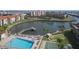 Complex with waterfront access, pool, and putting green at 19029 Us Highway 19 N # 3-13, Clearwater, FL 33764