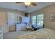 Bedroom with double bed and built in dresser at 19029 Us Highway 19 N # 3-13, Clearwater, FL 33764