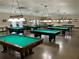 Community billiards room with multiple pool tables at 2255 Philippine Dr # 35, Clearwater, FL 33763