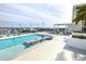 Resort-style pool with expansive sundeck, offering stunning water views at 301 1St S St # 804, St Petersburg, FL 33701
