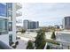 Rooftop terrace with seating and city views at 301 1St S St # 804, St Petersburg, FL 33701