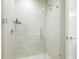 Large walk-in shower with glass enclosure at 301 1St S St # 804, St Petersburg, FL 33701