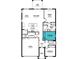 One-story house floor plan with 3 bedrooms and 2 bathrooms at 5025 124Th E Ave, Parrish, FL 34219