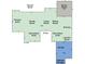 Floor plan for the home showing layout of the rooms at 5474 Kemkerry Rd, Wesley Chapel, FL 33543