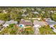 Aerial view showing a house with a large backyard and surrounding homes at 5529 11Th N Ave, St Petersburg, FL 33710