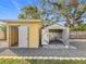 Two storage sheds located in backyard, offering ample space for tools and equipment at 5529 11Th N Ave, St Petersburg, FL 33710