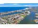 Aerial view showing location near beach at 8701 Blind Pass Rd # 306B, St Pete Beach, FL 33706