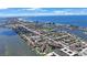 Wide aerial view of waterfront community at 8701 Blind Pass Rd # 306B, St Pete Beach, FL 33706