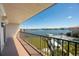 Balcony offering water views and a relaxing outdoor space at 8701 Blind Pass Rd # 306B, St Pete Beach, FL 33706